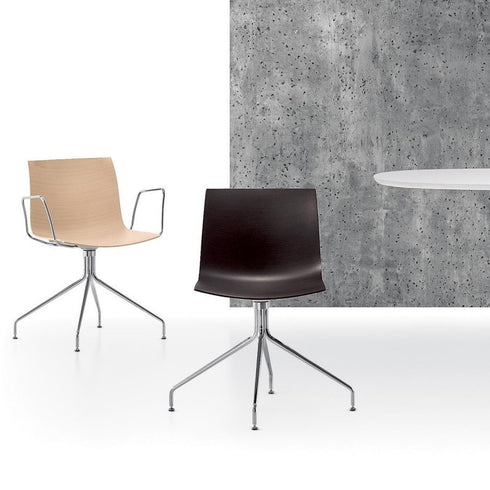 Catifa 46 Armchair Unicolour Swivel Star Base